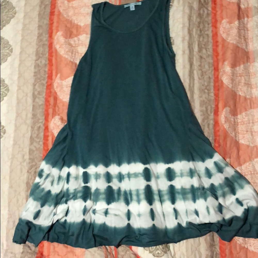 Blue Tye Dye Flowy Dress